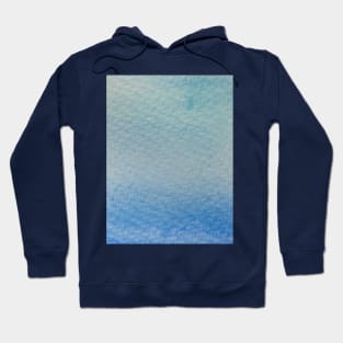 Gradient watercolor - blue Hoodie